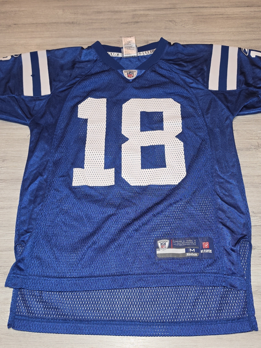 Y2K NFL Reebok Indianapolis Colts Peyton Manning #18 Jersey Youth  Size M 10/12